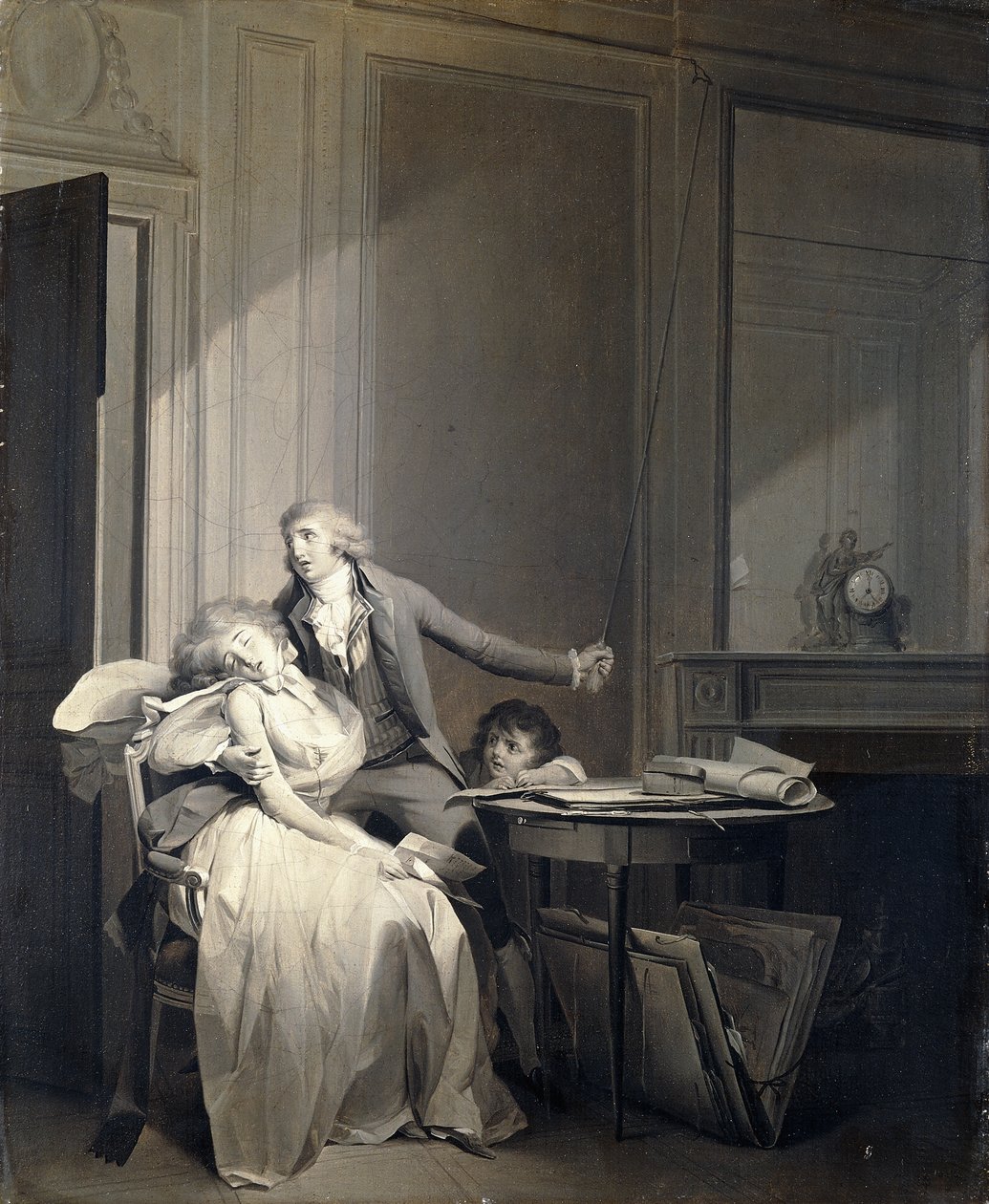 A levél vagy az ájulás, alkotó: Louis Leopold Boilly
