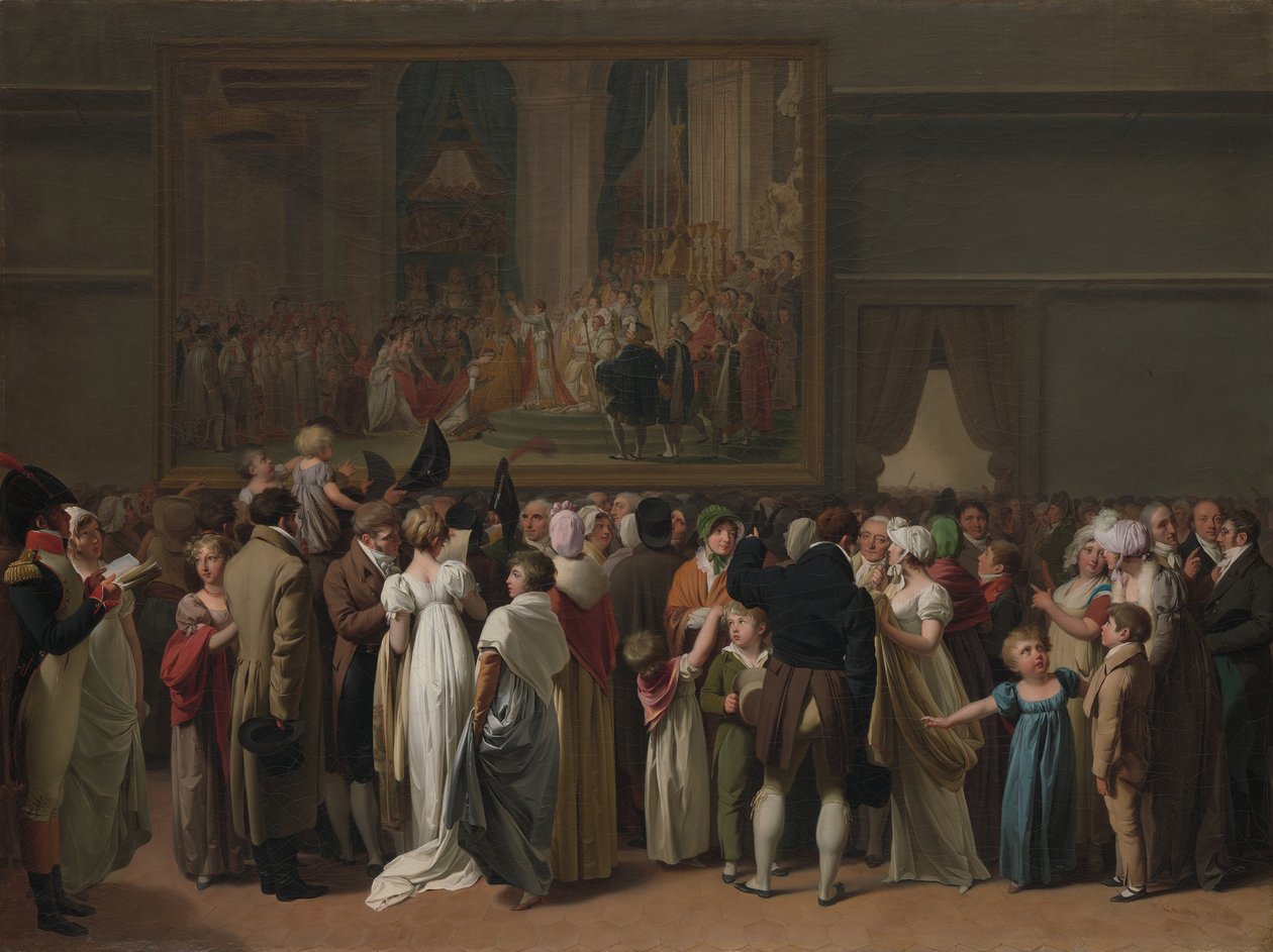 Davids koronázása a Louvre-ban, 1810. alkotó: Louis Leopold Boilly