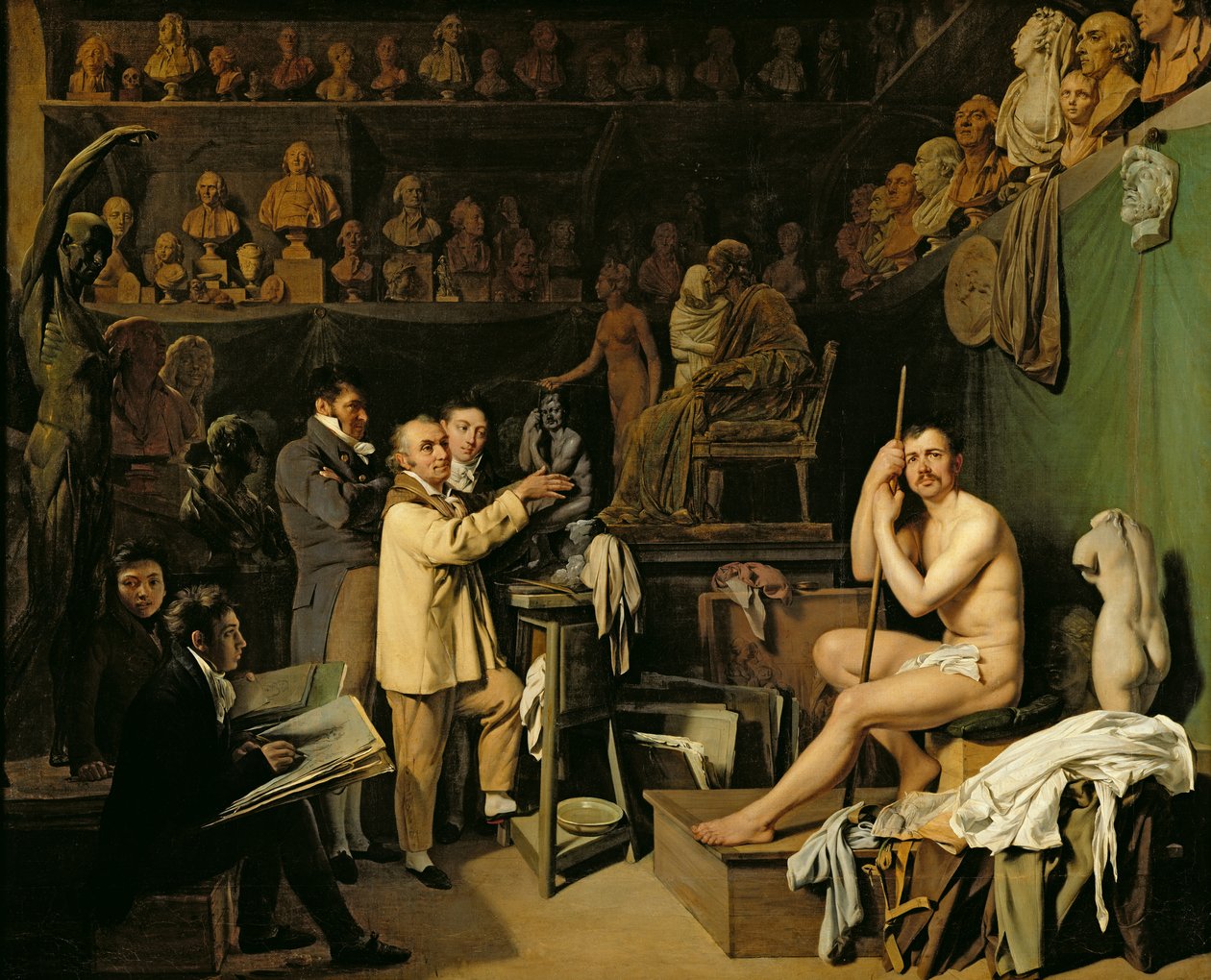 Jean Antoine Houdon (1741-1828) stúdiója alkotó: Louis Leopold Boilly
