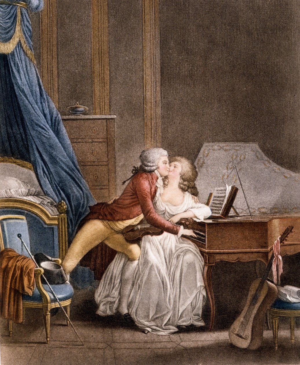 Nina előjátéka. Boilly metszet alkotó: Louis Leopold Boilly