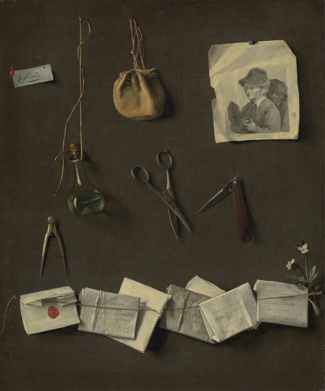 Különféle tárgyak, 1785 körül alkotó: Louis Leopold Boilly