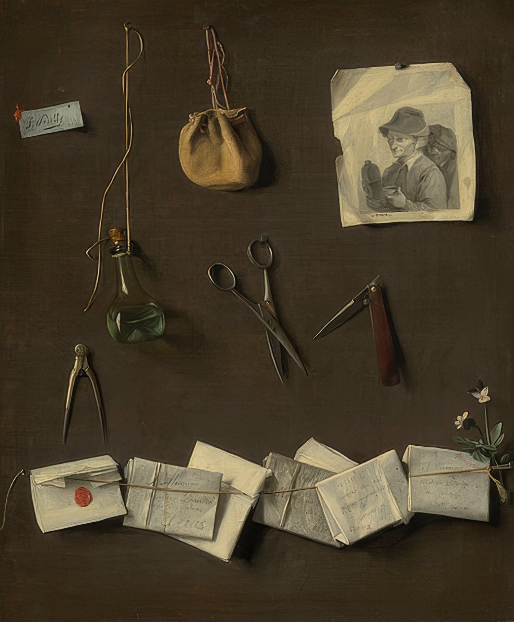 Különböző tárgyak. 1785 körül alkotó: Louis Leopold Boilly