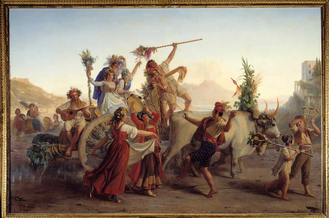 Louis Leopold Robert (1794-1835) festménye a Nápoly melletti boltív Madonna ünnepének visszatérése 1827 V. 1,47x2,12 m alkotó: Louis Leopold Robert