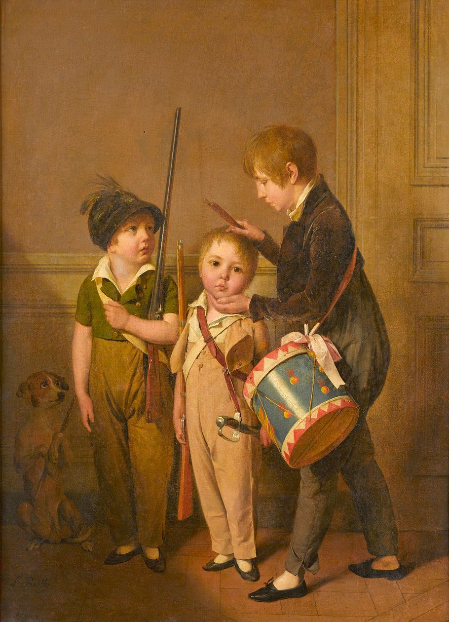 Louis-Léopold Boilly - Az én kis katonáim alkotó: Louis Leopold Boilly