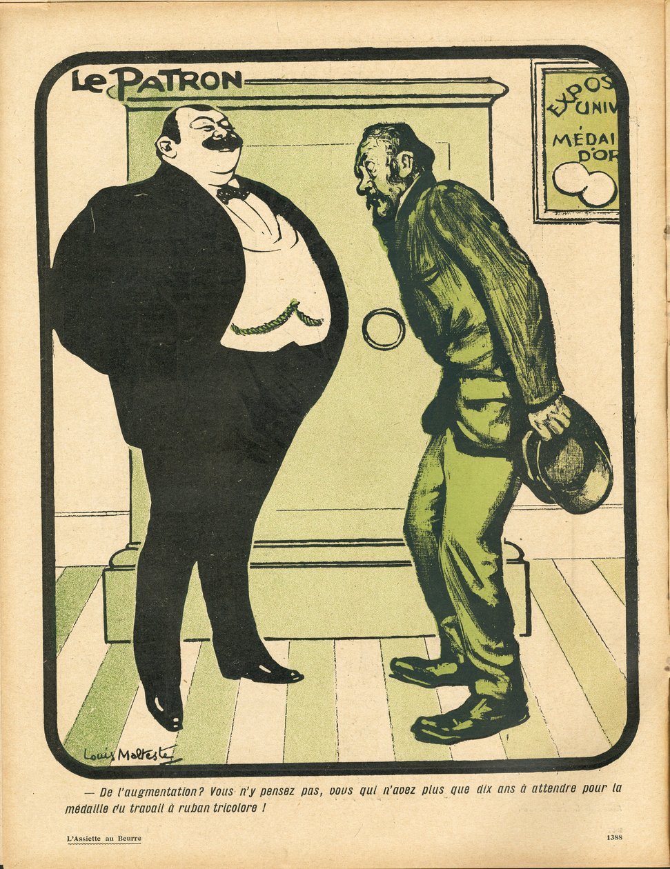 The Butter Plate, 295. szám, Szatirikus színekben alkotó: Louis Malteste