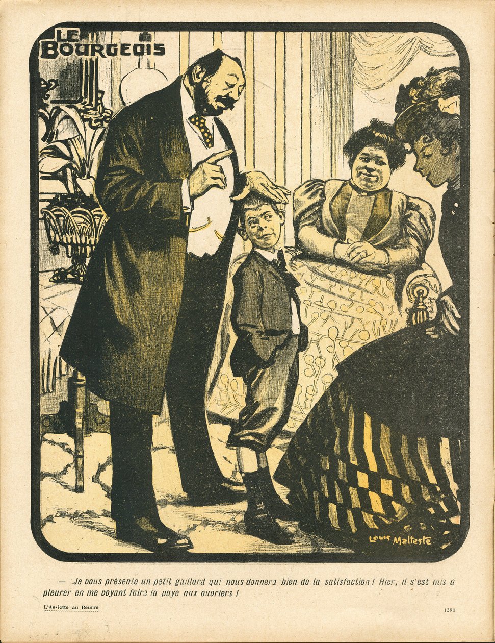 The Butter Plate, 295. szám, Szatirikus színekben alkotó: Louis Malteste