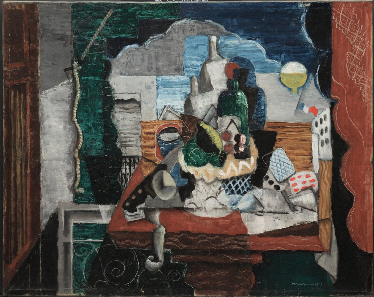 Éjszakai kávézó alkotó: Louis Marcoussis