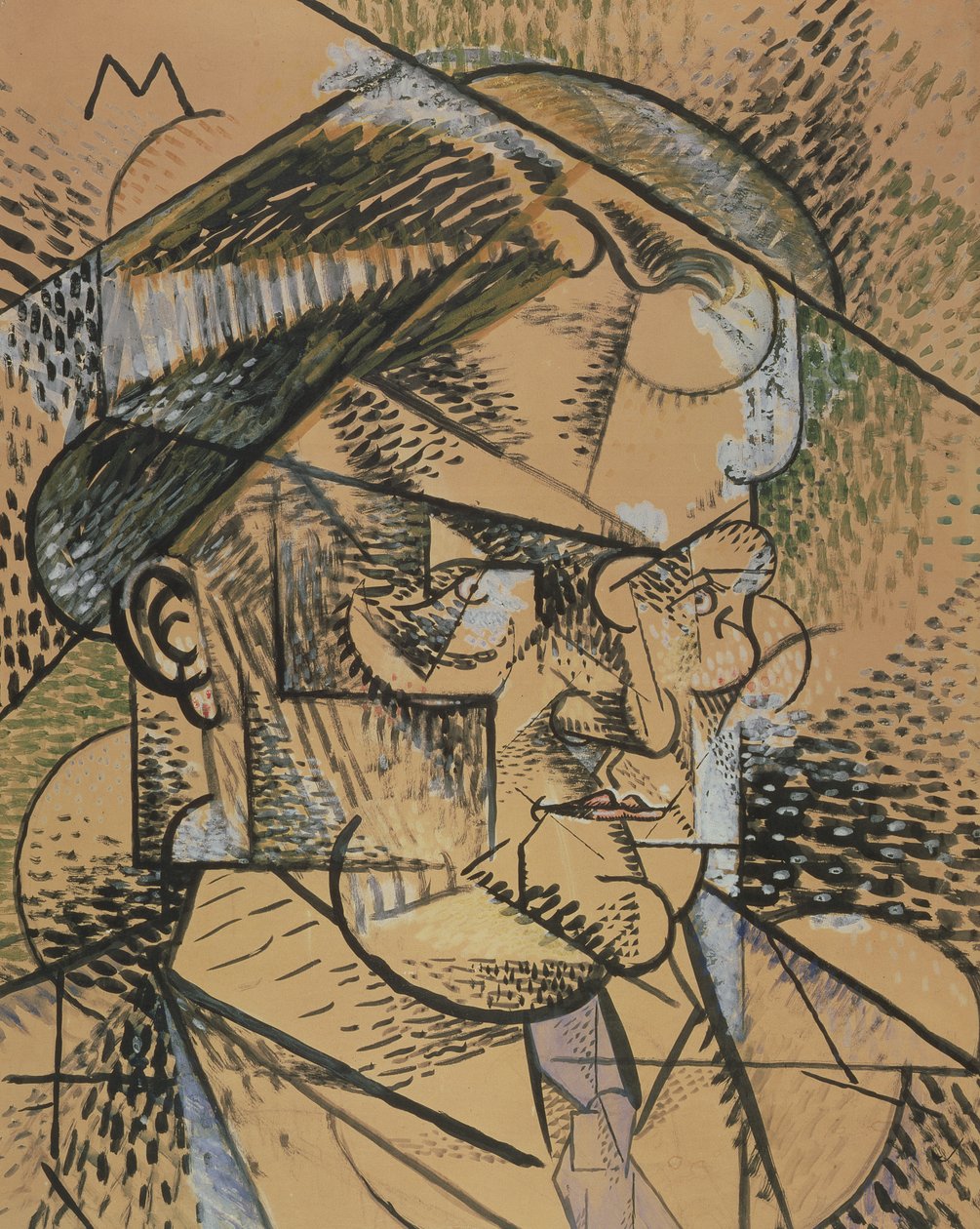 Edouard Gazanion portréja, 1912 alkotó: Louis Marcoussis