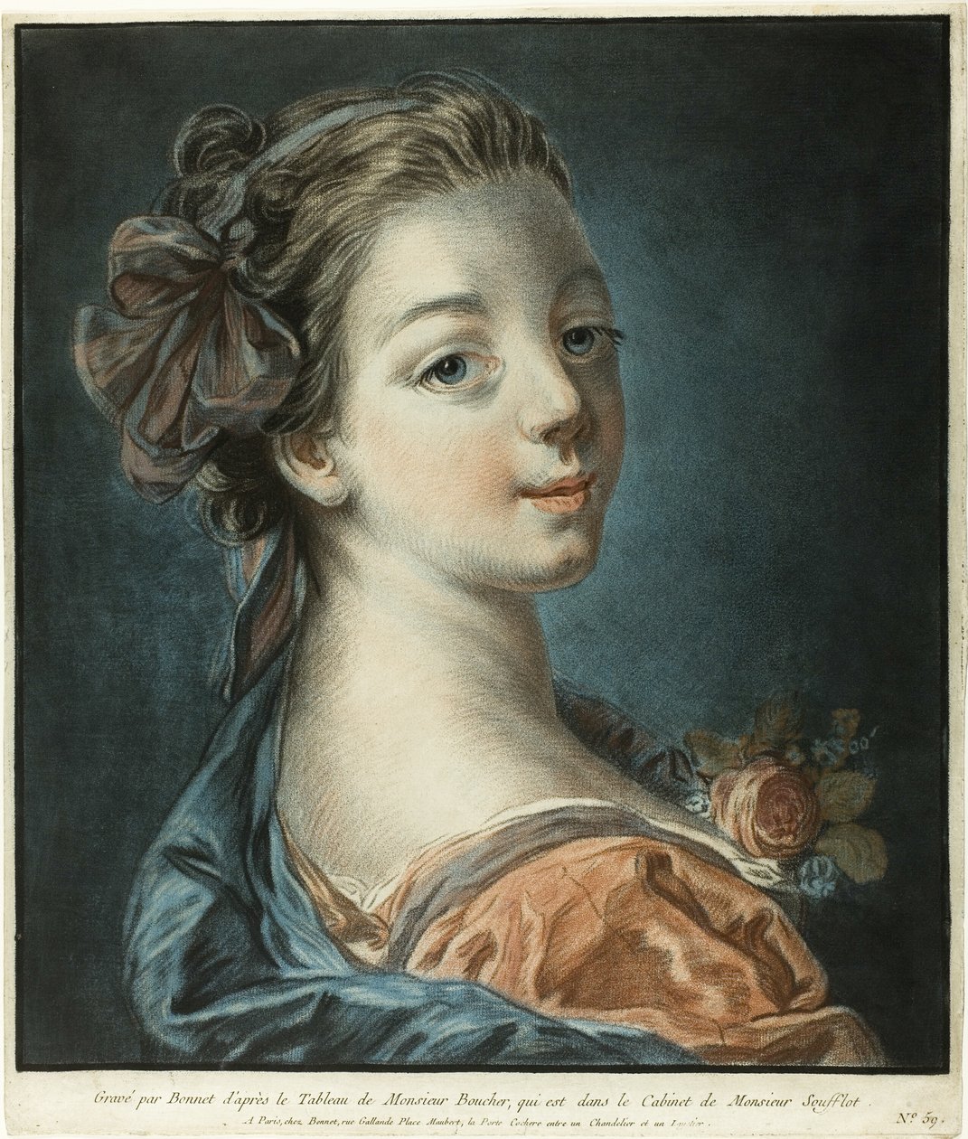 Egy nő mellszobra alkotó: Louis Marin Bonnet