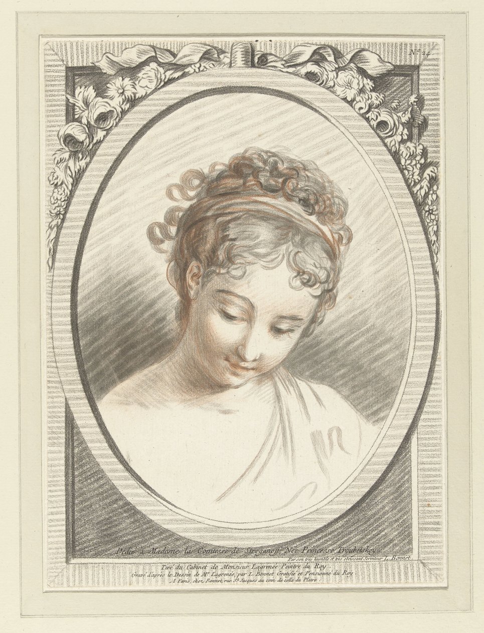 Egy fiatal nő mellszobra Tete de femme alkotó: Louis Marin Bonnet