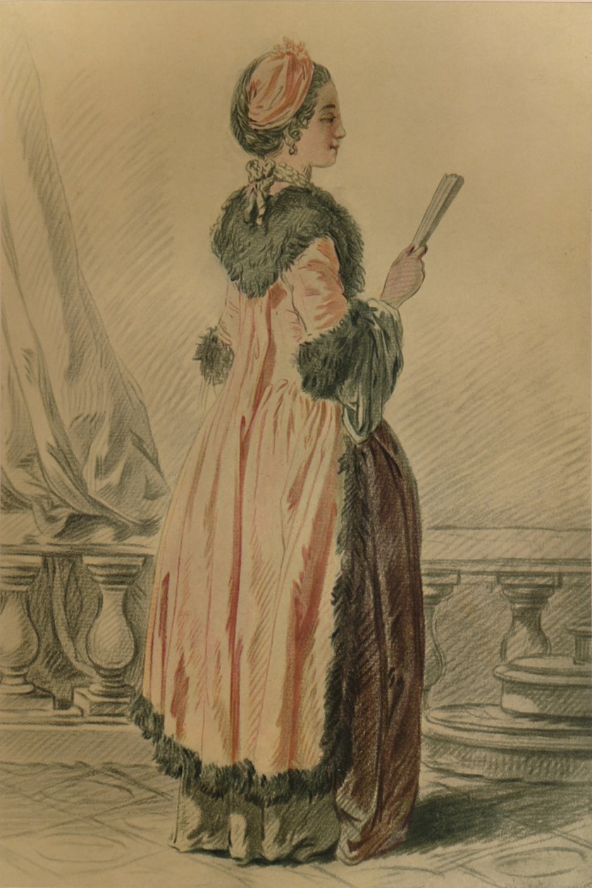 Orosz szobalány, orosz szobalány, c1765-1790, 1913 alkotó: Louis Marin Bonnet