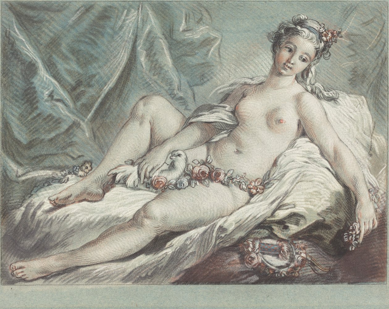 A Vénusz ébredése, 1769. alkotó: Louis Marin Bonnet