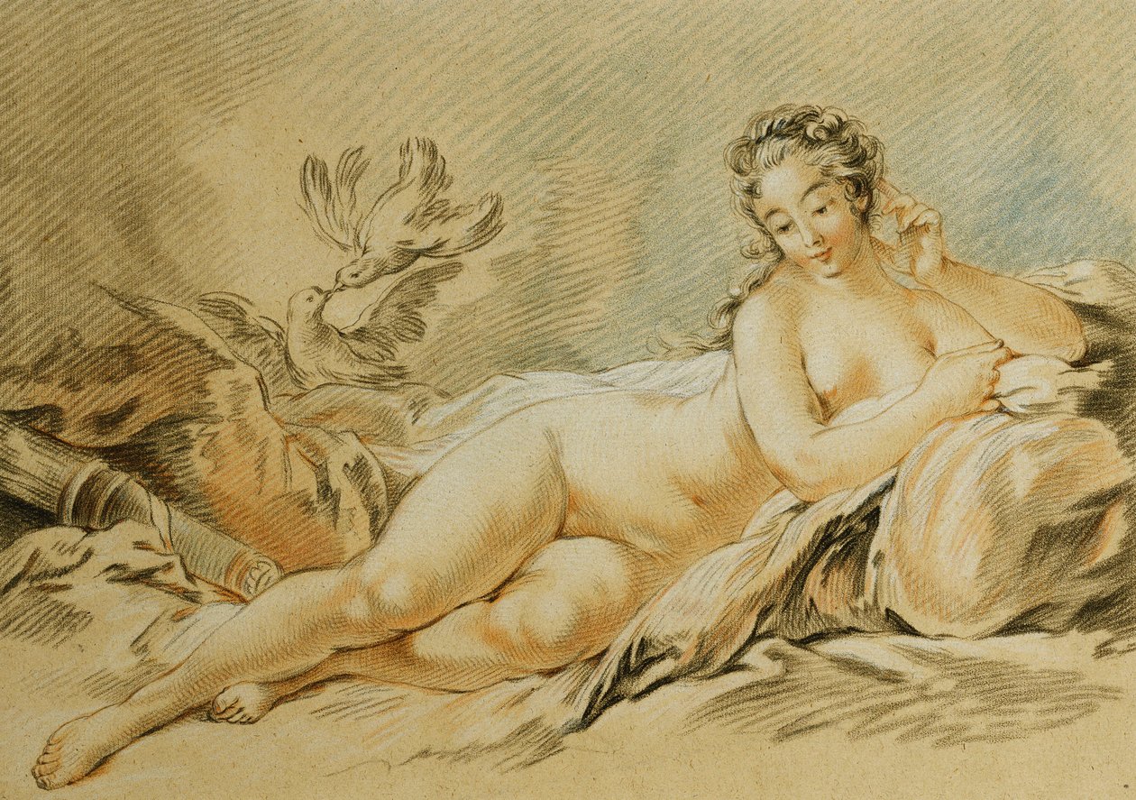 A Vénusz pihen, Francois Boucher után; A Vénusz többi része, Francois Boucher után, 1774 alkotó: Louis Marin Bonnet
