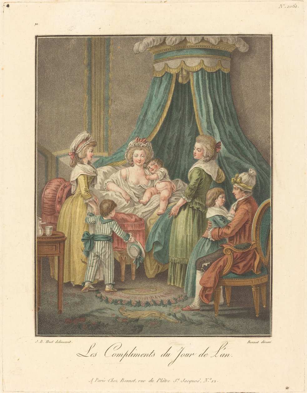 Újévi bókok alkotó: Louis Marin Bonnet after Jean Baptiste Hüet, I