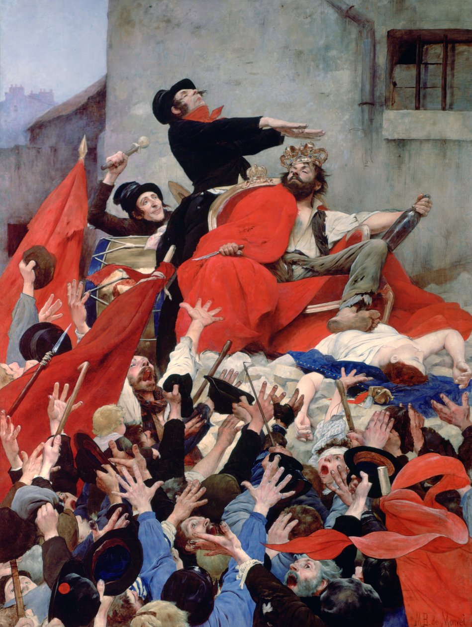 A rabló apoteózisa, 1884 alkotó: Louis Maurice Boutet de Monvel