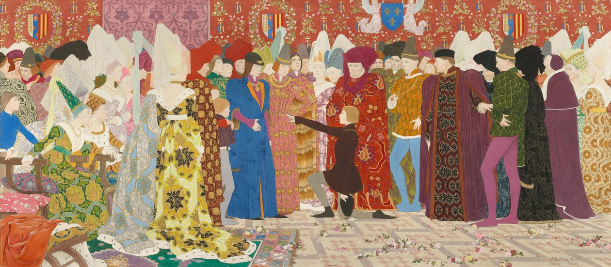 Felhívása a Dauphinhoz (Joan of Arc sorozat: II) alkotó: Louis Maurice Boutet de Monvel