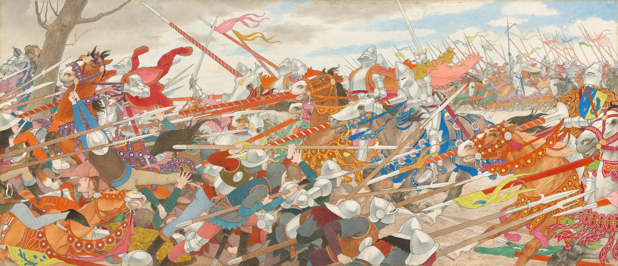 A konfliktusok zűrzavara (Joan of Arc sorozat: IV) alkotó: Louis Maurice Boutet de Monvel
