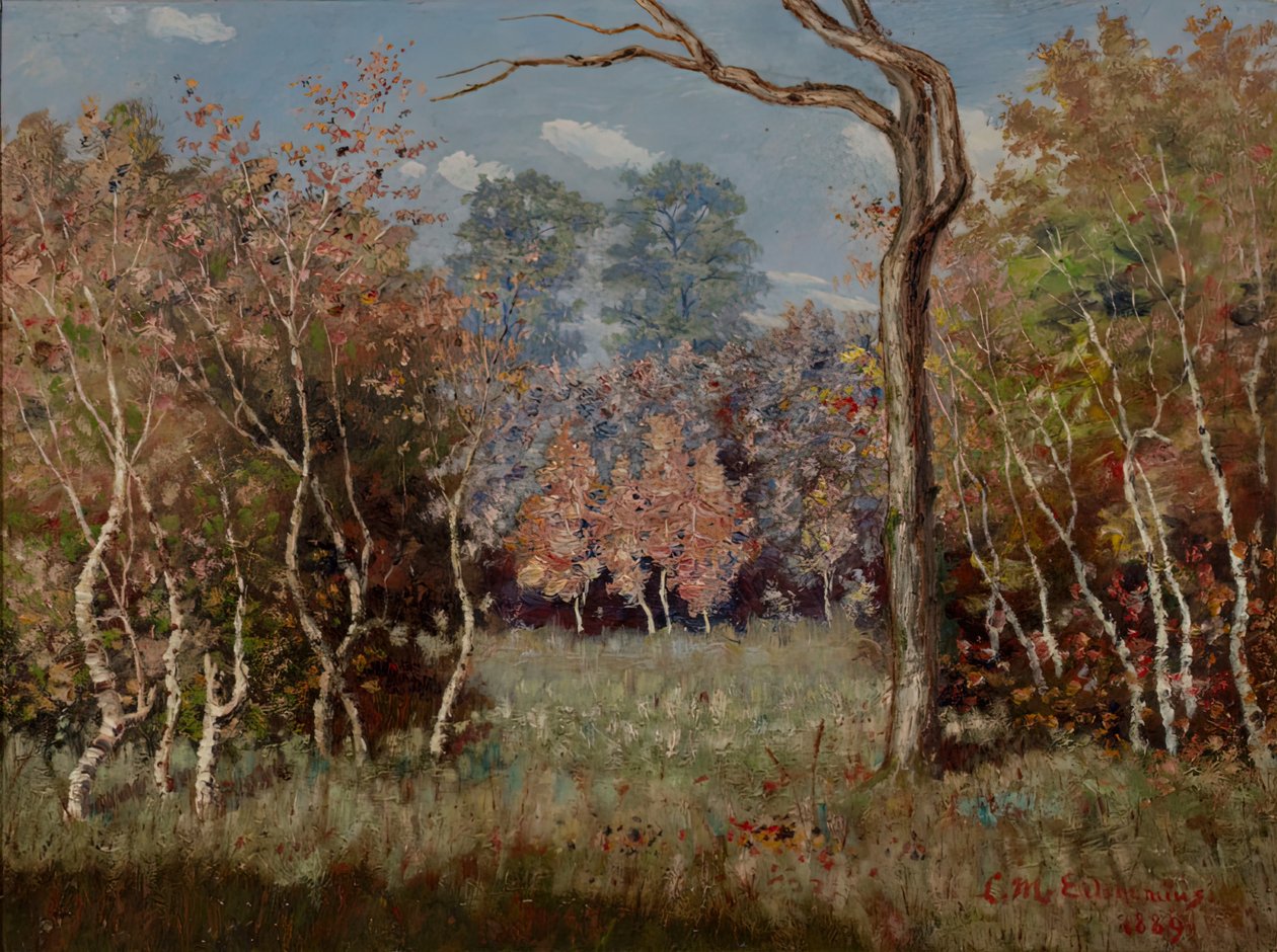 Őszi táj, 1889. alkotó: Louis Michel Eilshemius