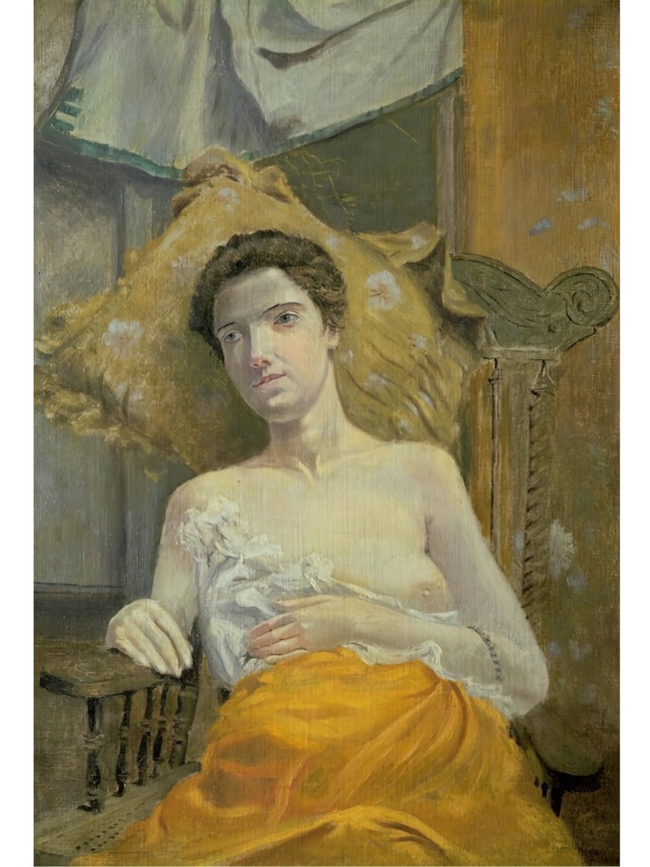 Bereft anya, c. 1890. alkotó: Louis Michel Eilshemius