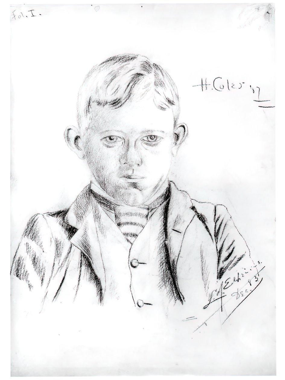 Howard L. Coles portréja, 1883. december. alkotó: Louis Michel Eilshemius