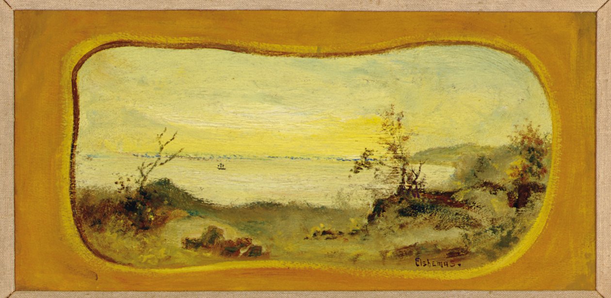 Víztisztítás (olaj, masonite) alkotó: Louis Michel Eilshemius