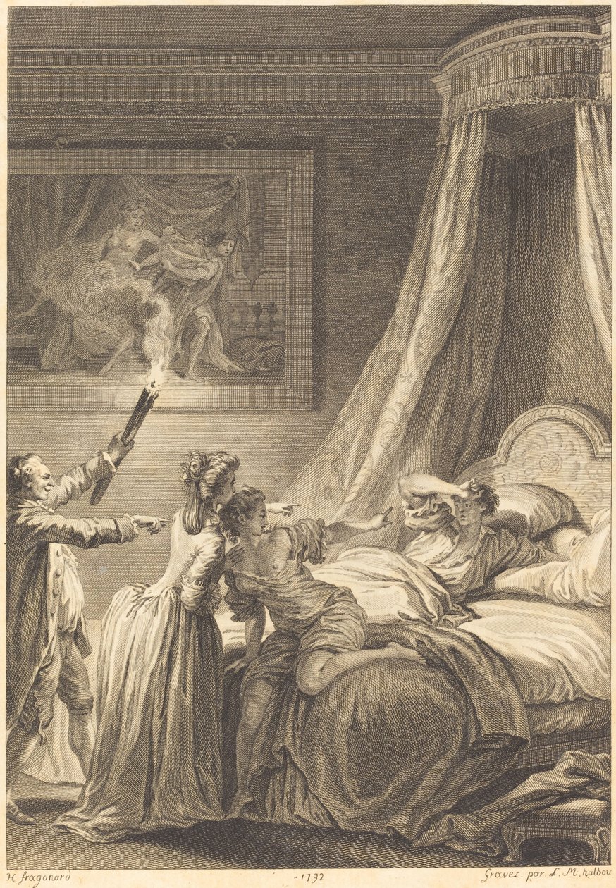 Le gascon puni alkotó: Louis Michel Halbou and Antoine Jean Duclos after Jean Honoré Fragonard