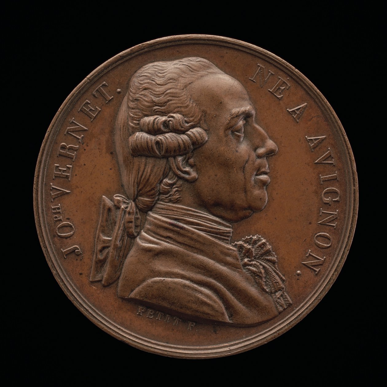 Claude-Joseph Vernet, 1714-1789, festő [előlap], 1826. alkotó: Louis Michel Petit