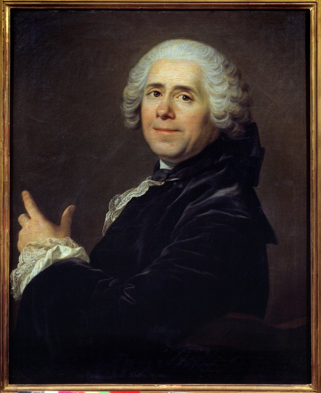 Pierre Carlet de Chamblain de Marivaux (1688-1763) dit Marivaux francia író portréja – Louis Michel Van Loo (1707-1771) festménye alkotó: Louis Michel van Loo
