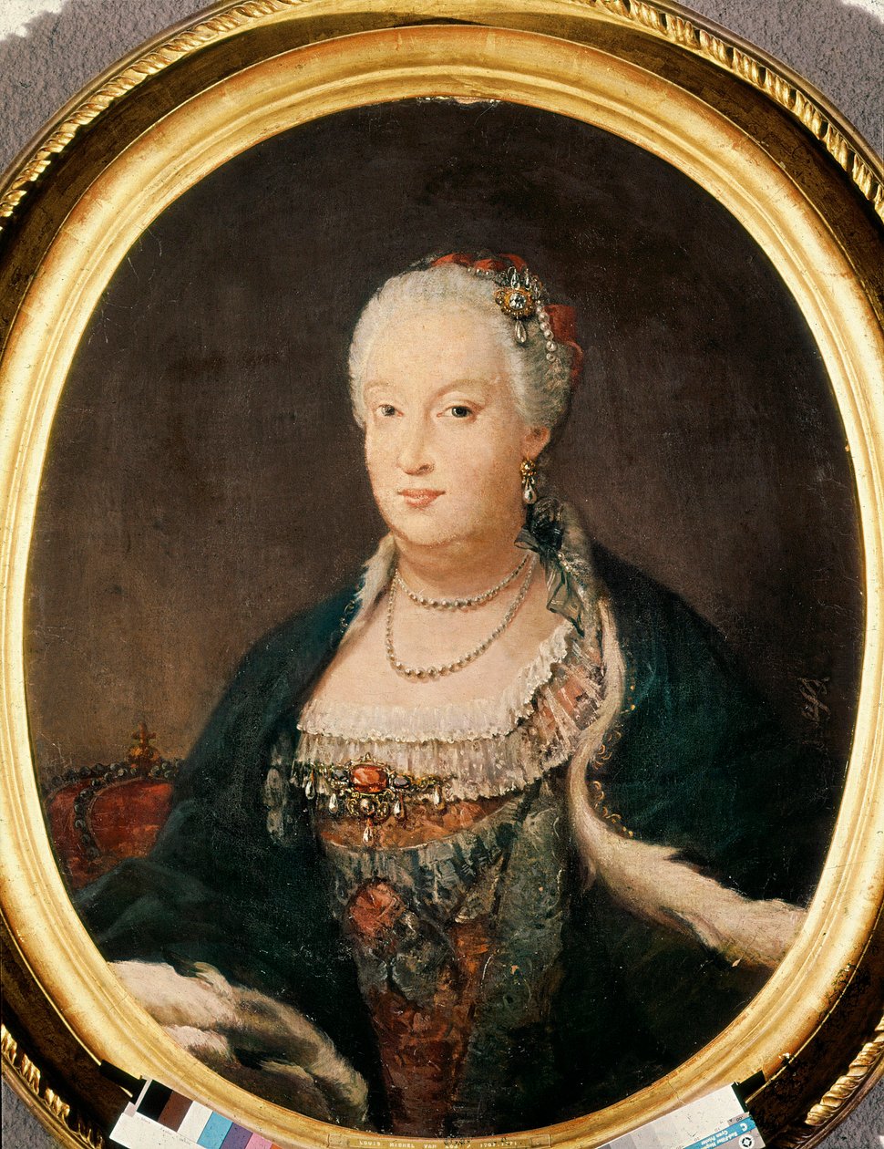 Braganzai Barbara (1711-1758), spanyol királynő (1746-1758), VI. Ferdinánd felesége alkotó: Louis Michel van Loo