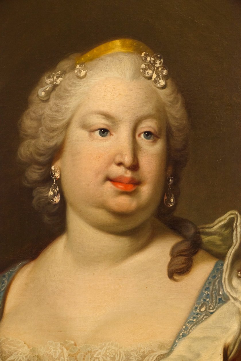 Portugáli Barbara vagy Braganza (részlet) alkotó: Louis Michel van Loo