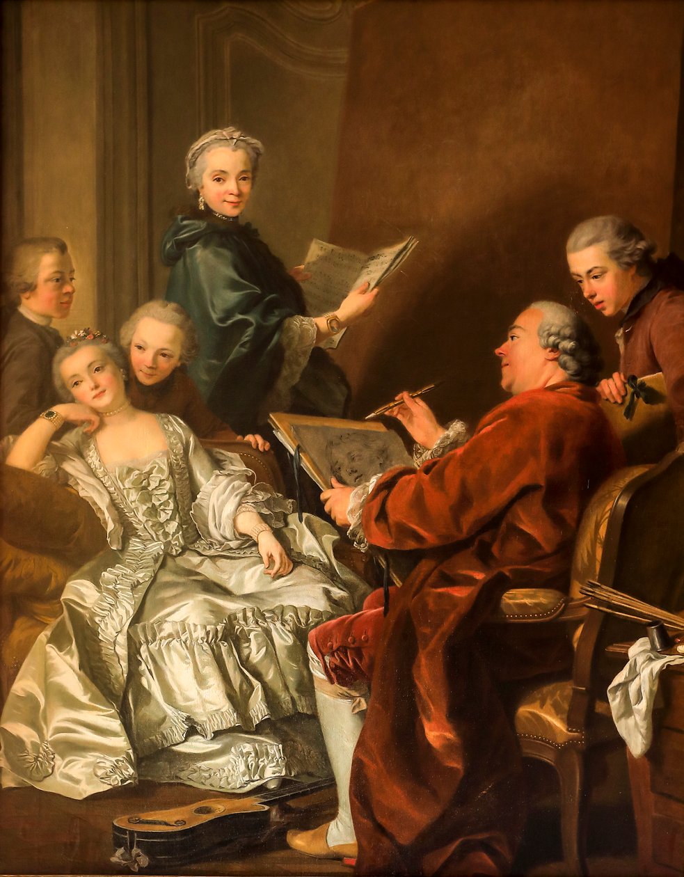 Carle Van Loo és családja alkotó: Louis Michel van Loo
