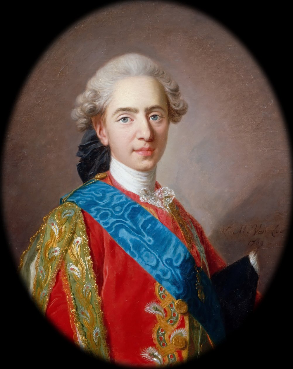 Louis-Auguste, Berry hercege 1754-1793, leendő XVI. Lajos francia király alkotó: Louis Michel van Loo
