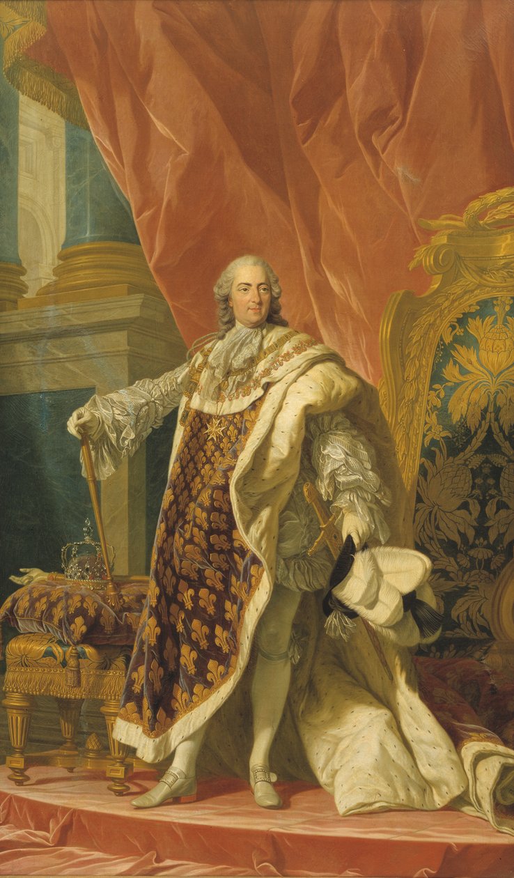 XV. Lajos francia (1710-1774) alkotó: Louis Michel van Loo
