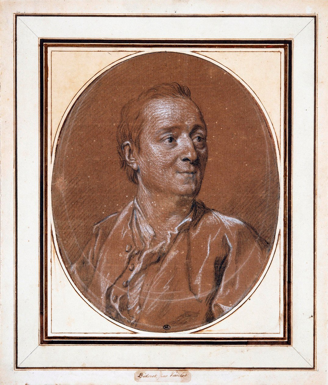 Denis Diderot portréja 1713-1784, 1767. alkotó: Louis Michel van Loo