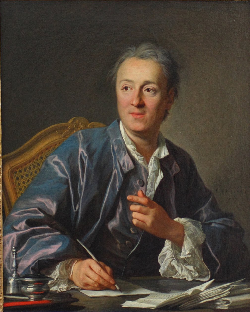 Denis Diderot portréja, 17131784, 1767 alkotó: Louis Michel van Loo