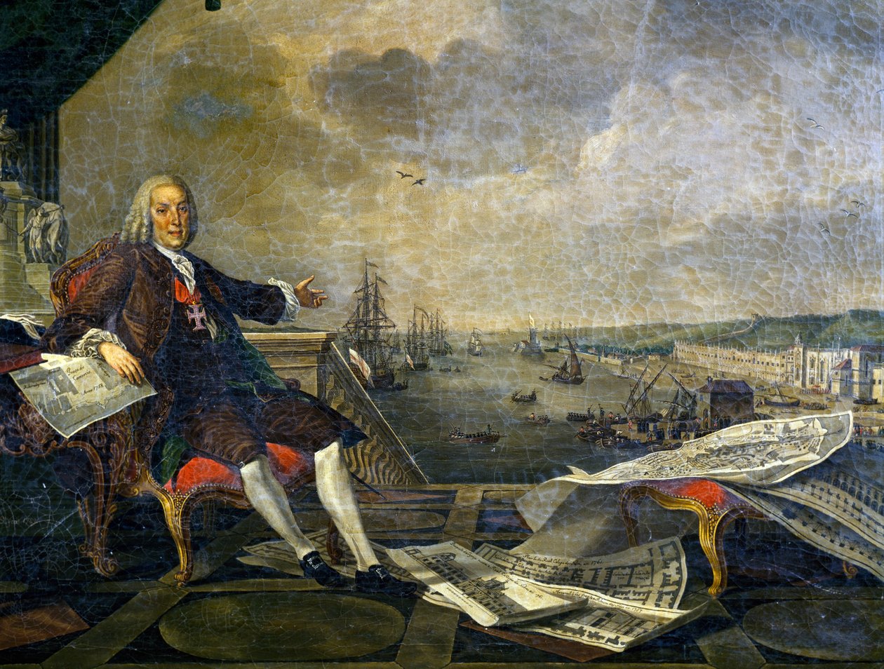 Sebastiao José de Carvalho és Melo portréja alkotó: Louis Michel van and Vernet Claude Joseph Loo