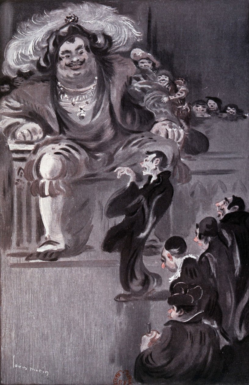 Gargantua - Rabelais "Gargantua"-jában, ill. szerző: Louis Morin, szerk. Laurens, Párizs alkotó: Louis Morin