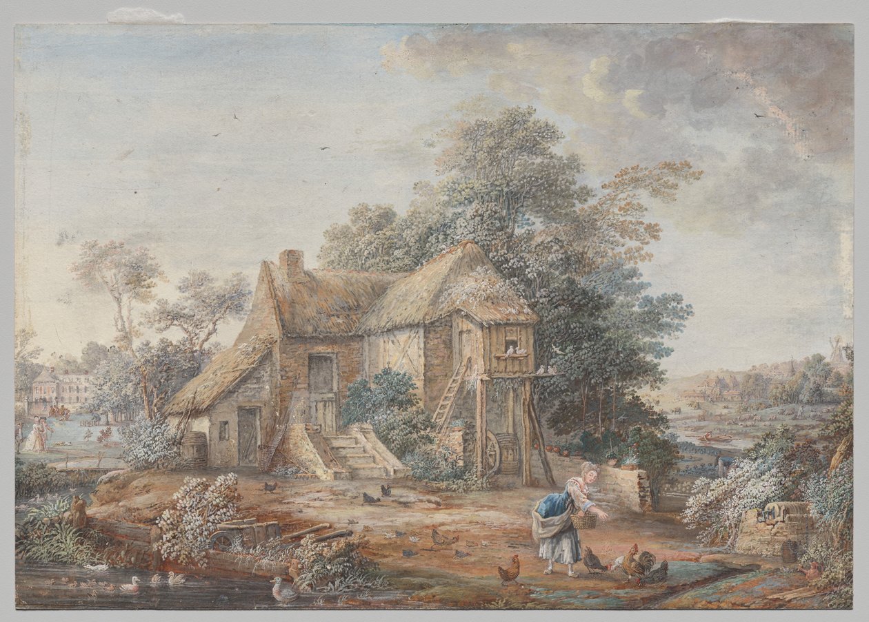 A Petit Trianon, Versailles alkotó: Louis Nicolas van Blarenberghe