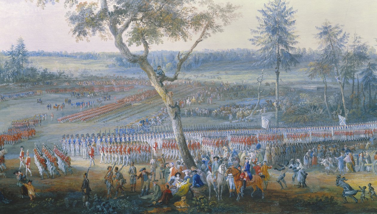 A virginiai Yorktownban készült, 1781. október 19-én alkotó: Louis Nicolas van Blarenberghe