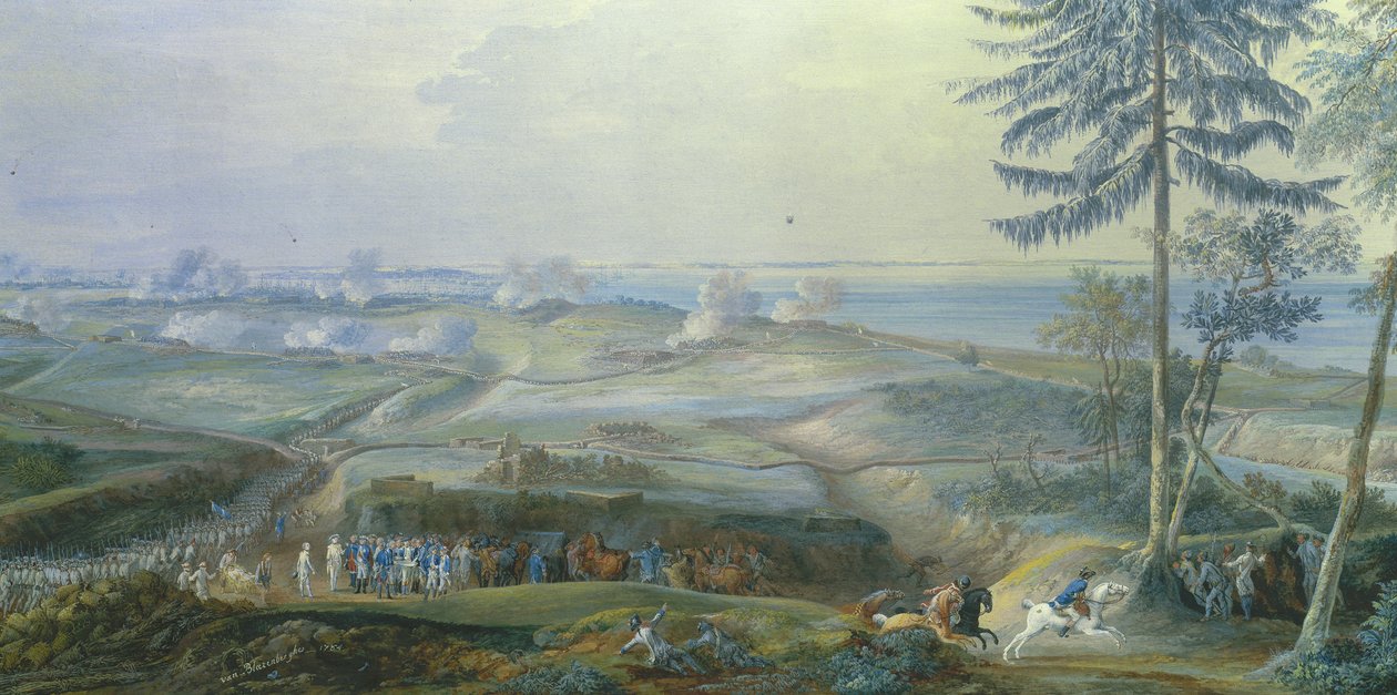 Yorktown székhelye október 6-tól 19-ig alkotó: Louis Nicolas van Blarenberghe