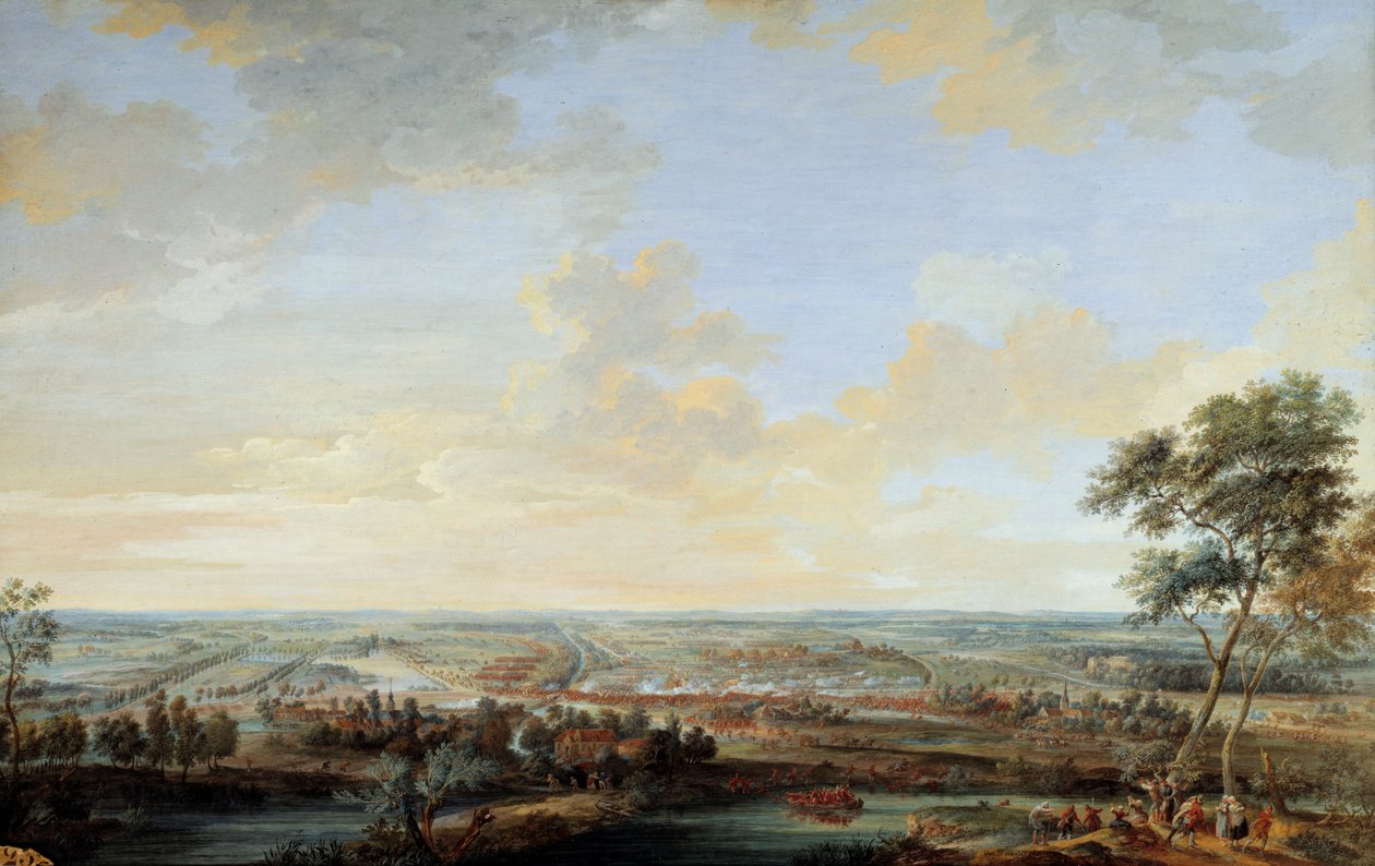 Az osztrák örökösödési háború (1741-1748): „” A mellei csatát Chayla vikomtja nyerte meg július 9-én alkotó: Louis Nicolas van Blarenberghe