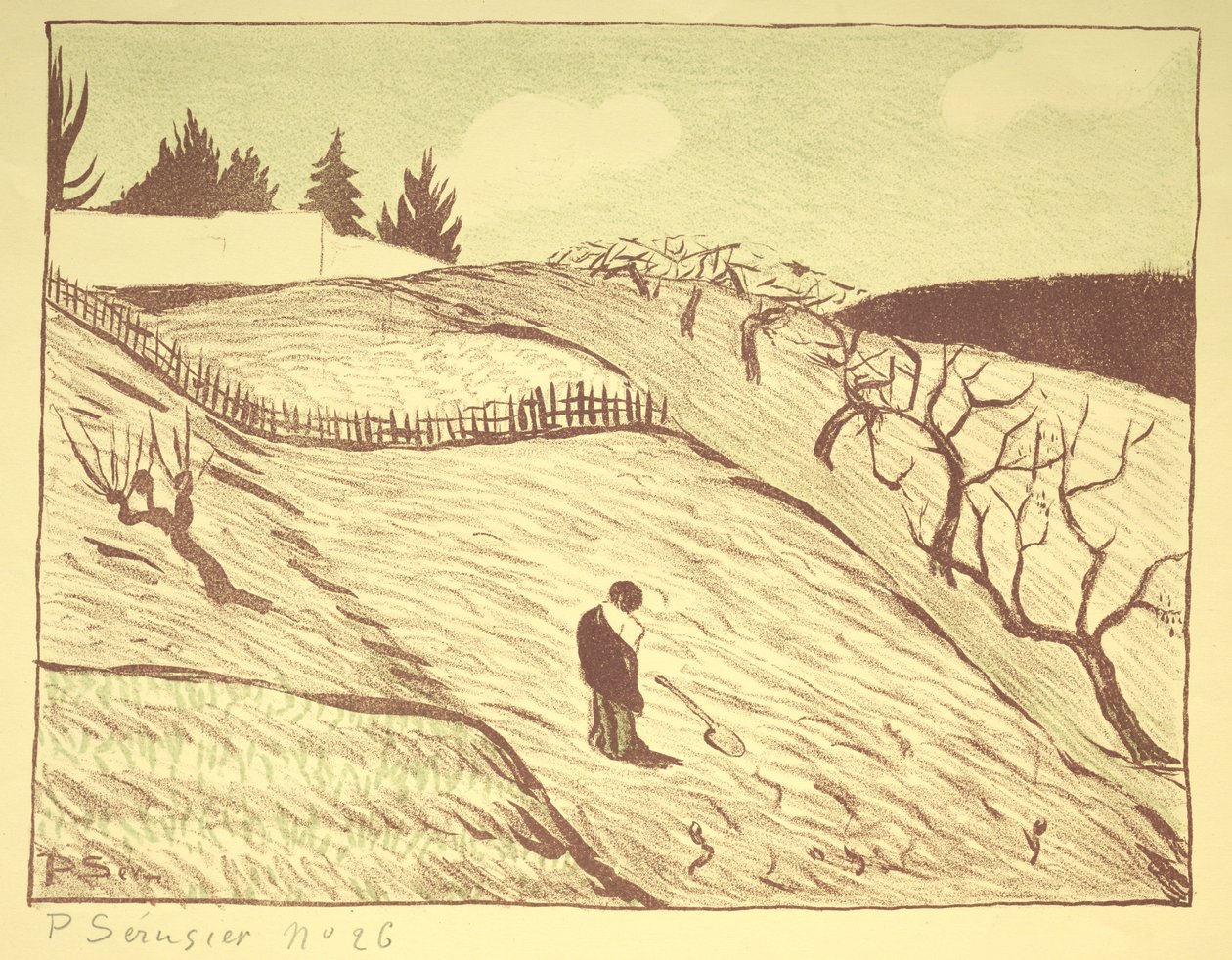 Tájkép alkotó: Louis Paul Henri Sérusier