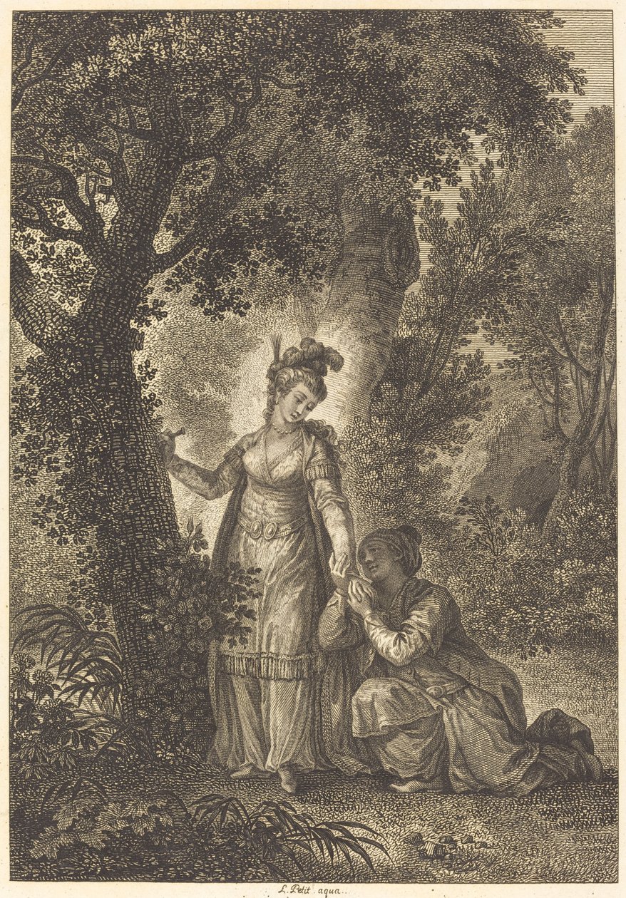 Garbe királyának menyasszonya: A fa alkotó: Louis Petit after Jean Honoré Fragonard
