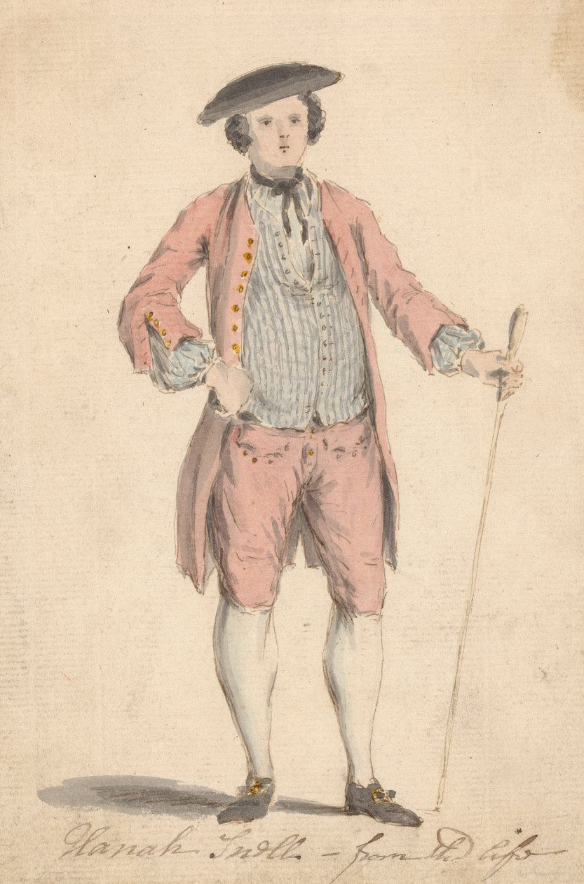 Hannah Snell – Az életből (férfi ruhában) alkotó: Louis Philippe Boitard