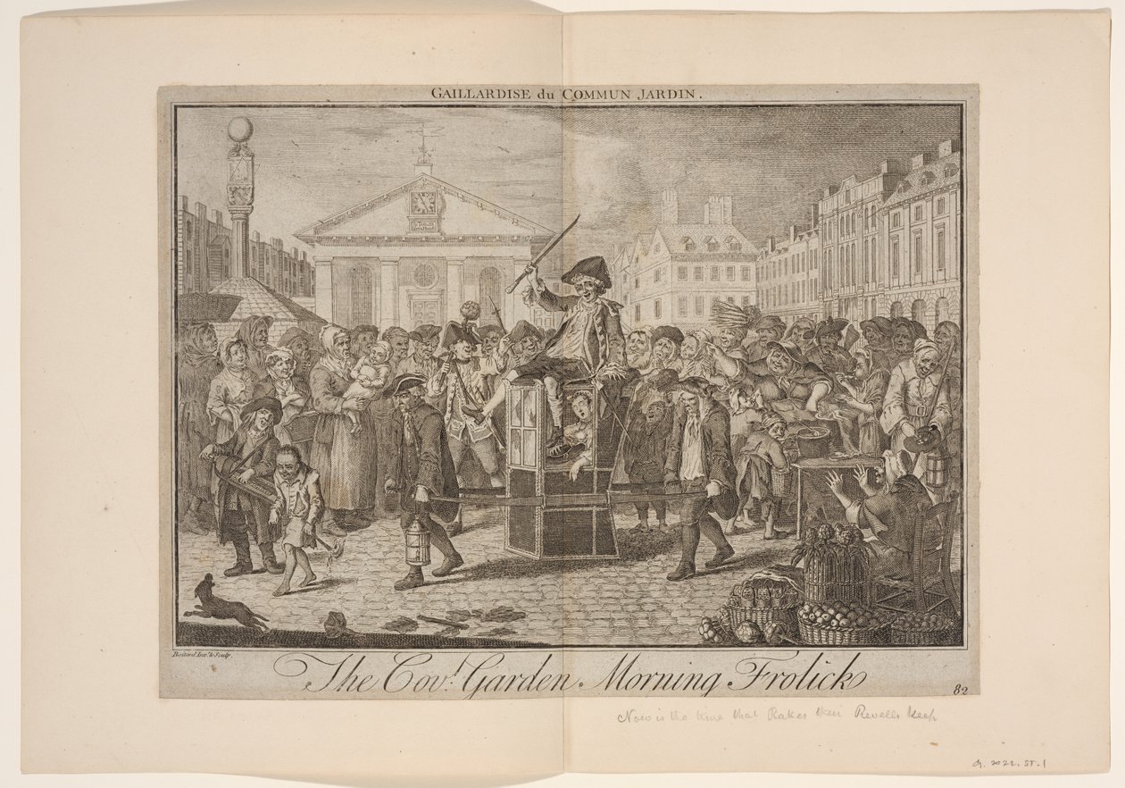 The Covent Garden Morning Frolic alkotó: Louis Philippe Boitard
