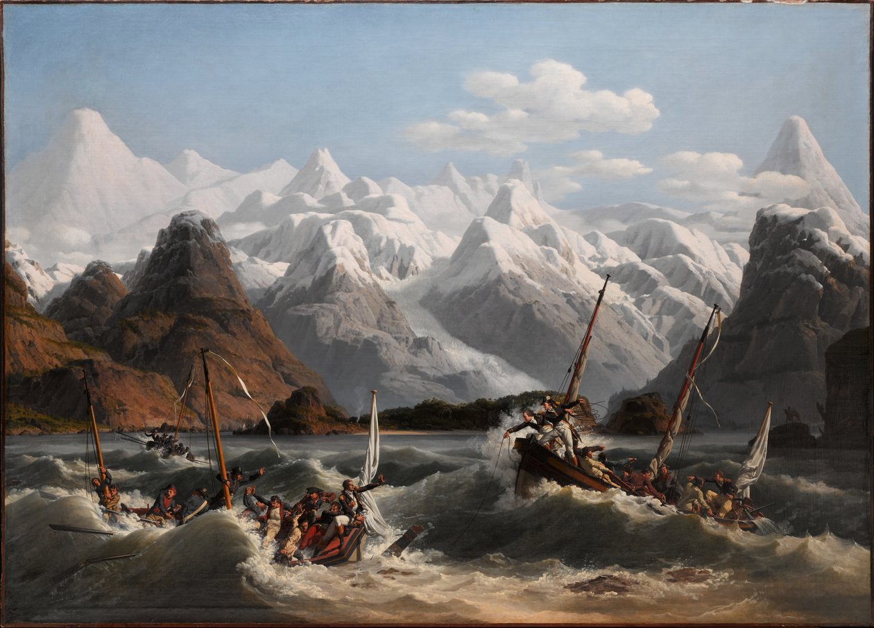Hajótörés Alaszka partjainál alkotó: Louis Philippe Crepin