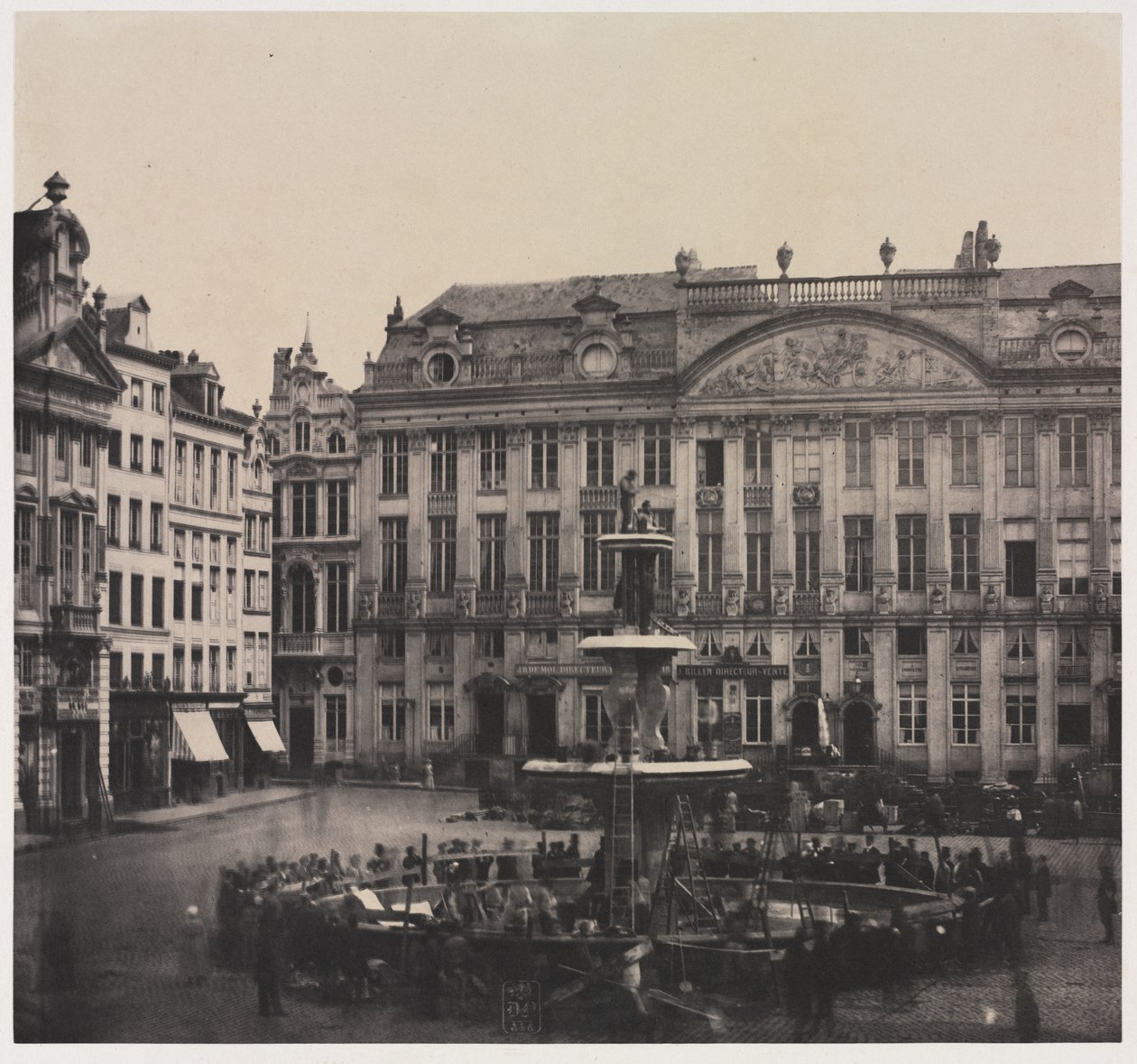 Untitled (Emlékkút építése) alkotó: Louis Pierre Theophile Dubois de Nehaut