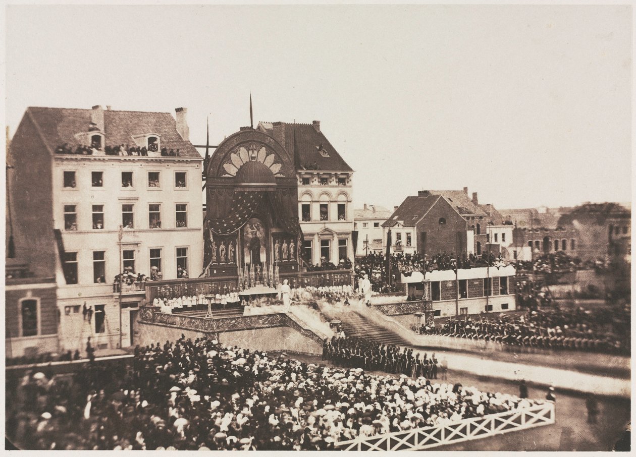 Cím nélküli hálaadási ceremónia, 1856. július. alkotó: Louis Pierre Theophile Dubois de Nehaut