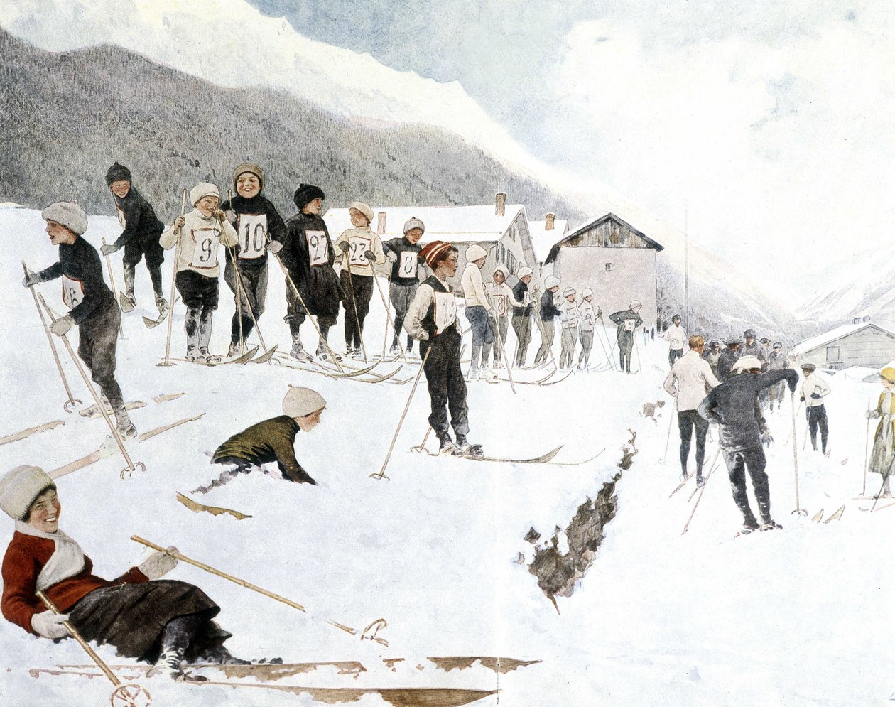 Síoktatás gyerekeknek alkotó: Louis Remy Sabatier