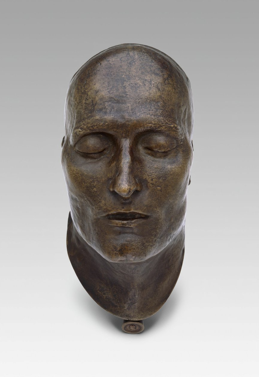 Napóleon Halotti Maszkja, 1821-ben mintázva, öntött 1833-ban alkotó: Louis Richard
